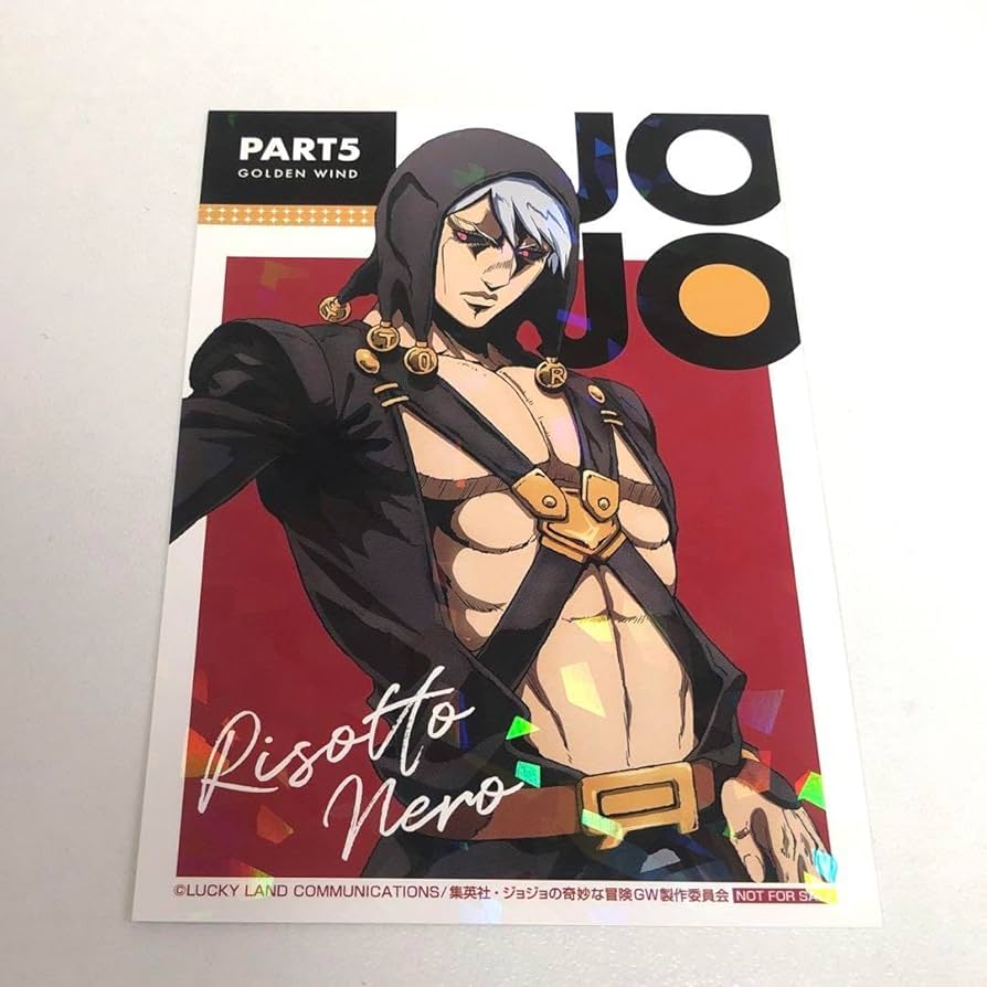 リゾット ジョジョの奇妙な冒険 AGF2019 会場限定特典 イラストカード Amazon.co.jp: リゾット ジョジョの奇妙な冒険 F 会場特典
